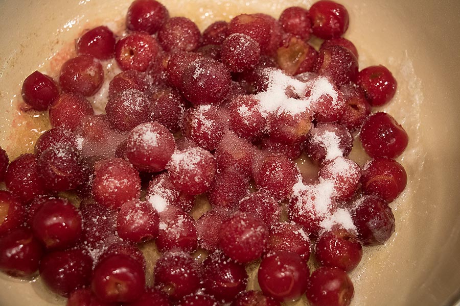 Baked Brie with Roasted Cherries the Chef Mimi Blog