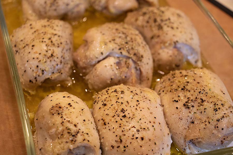 OliveBrined Chicken Thighs the chef mimi blog